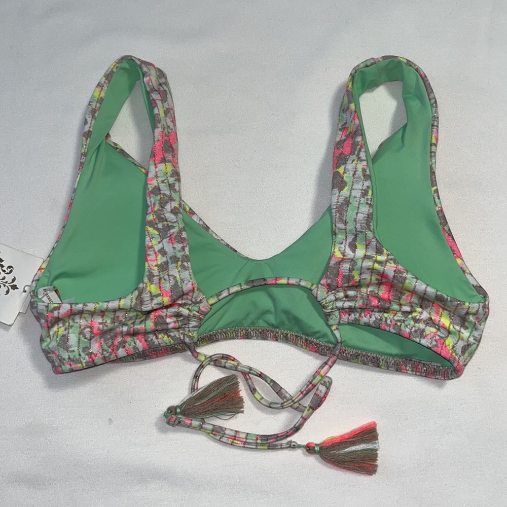 BECCA Multicolor Bikini Top Small - Picture 5 of 10